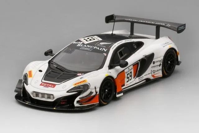 TSM MODEL トゥルースケール マクラーレン 650S GT3 59 トータル スパ 24時間 2015 ブルーノ セナ ラッリ B.Senna 4895183604482 McLAREN TOTAL N 59 24h SPA TRUESCALE