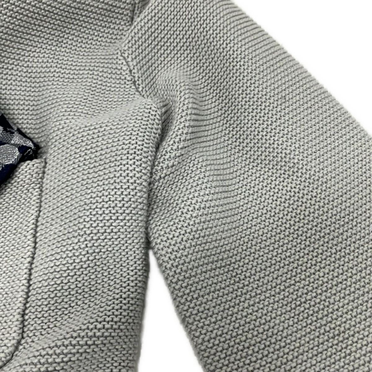 美品 エンポリオアルマーニ デザインカラージャケット ライトグレー サイズ38 EMPORIOARMANI(エンポリオアルマーニ) ジャケット サイズ38 S