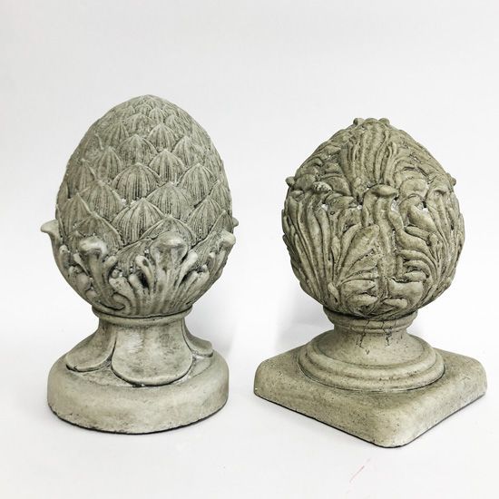 アーティチョーク型オーナメント×2個 フィニアル アーティー