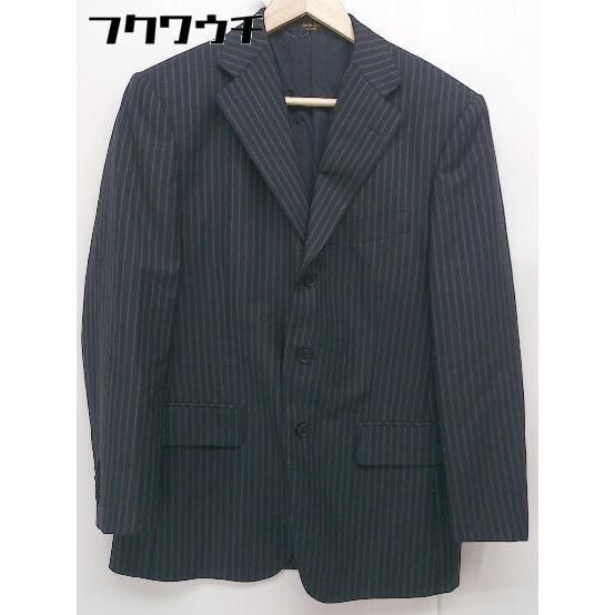 【チルコロ1901】ストライプ テーラードジャケット メンズ 背抜き E1311 434824-nero.jpg