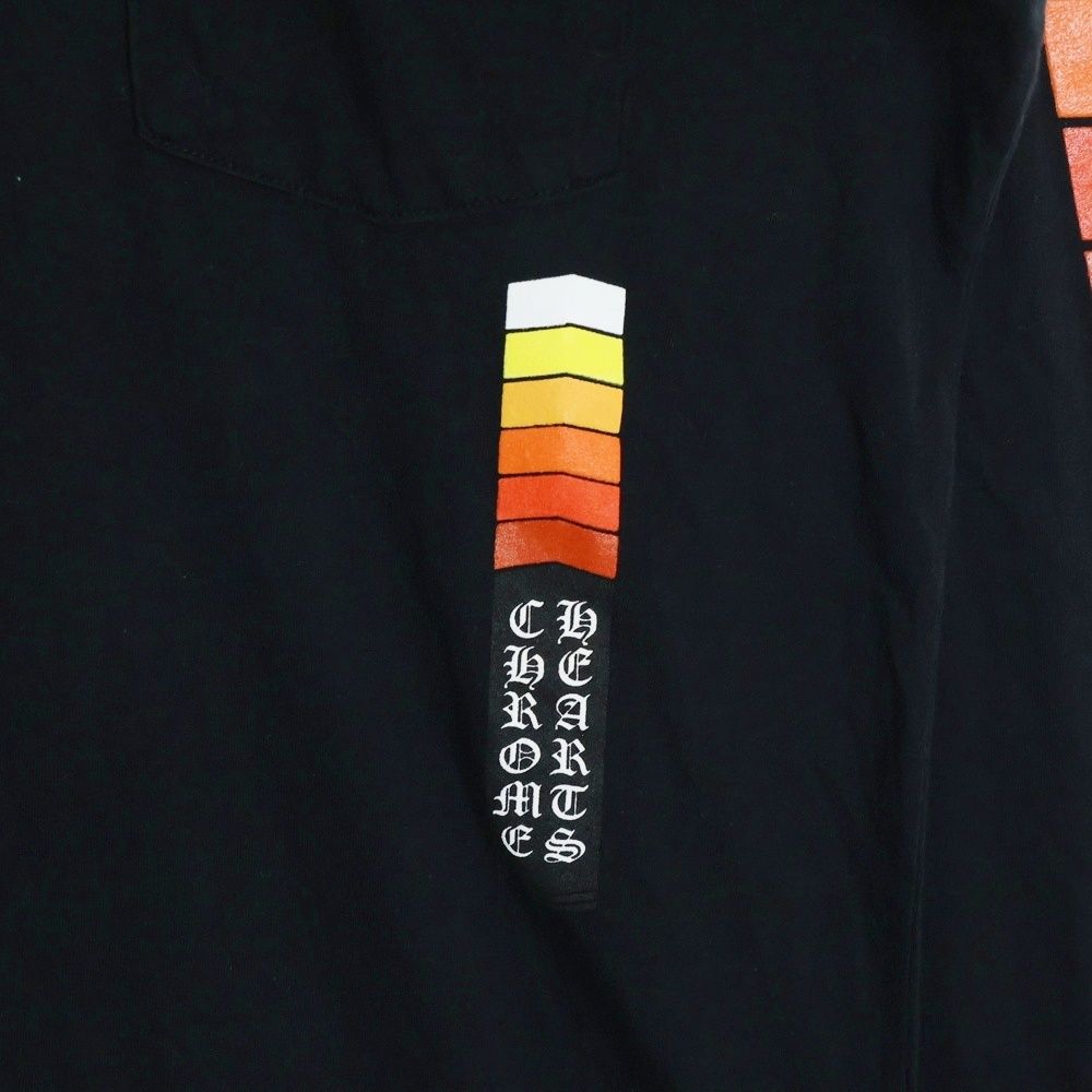 クロムハーツ カリフォルニア限定　ネオンバー ロンTシャツ ブラック CHROME HEARTS (クロムハーツ) NEON BAR LOGO L/S TEE