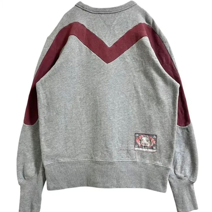 EVISU エヴィス スウェット トレーナー 大黒 カモメ グレー 38 古着