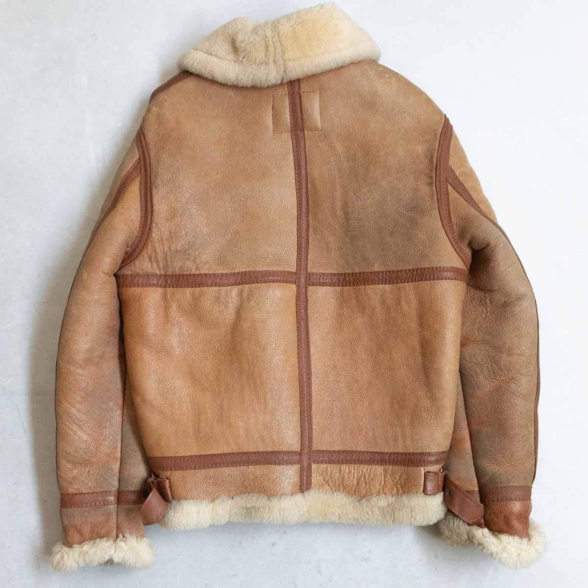 ◎Schott B-3 ムートン レザージャケット ショット USA USA製 Schott ショット B-3 B3 フライトジャケット ムートン