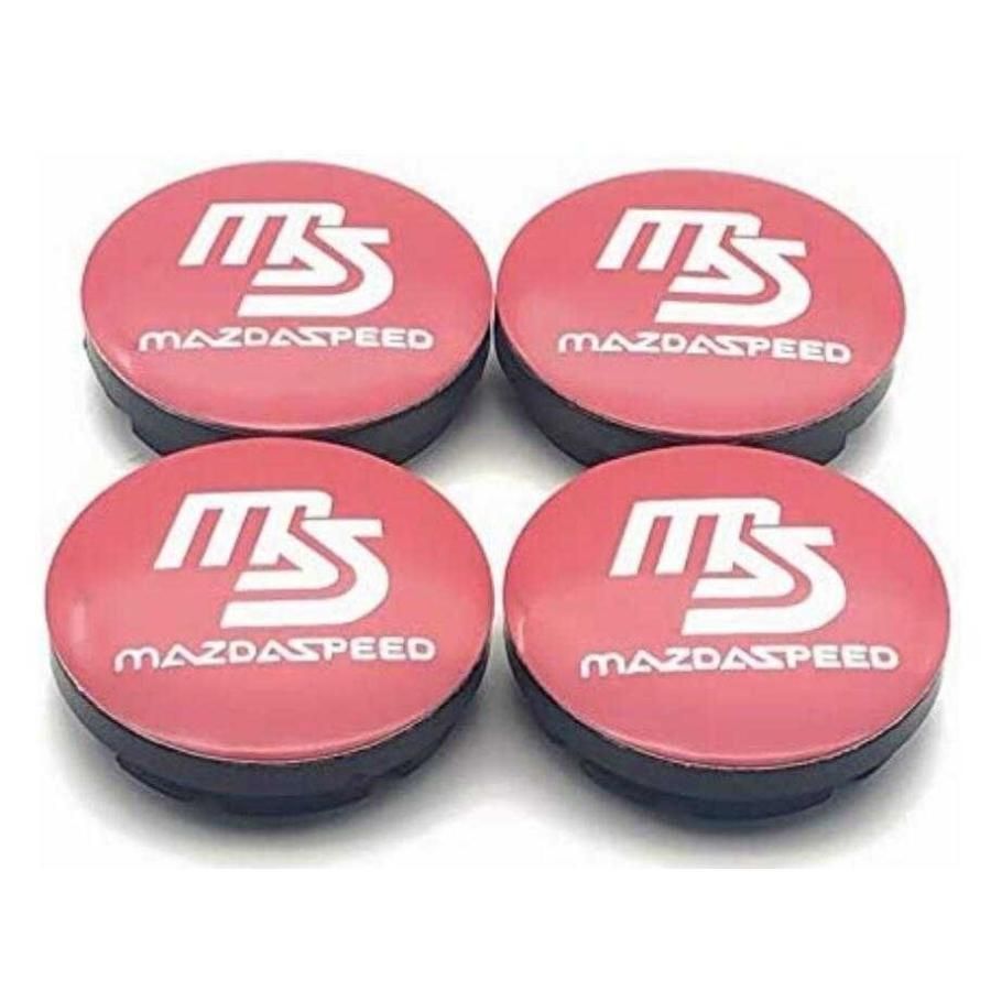 04激レアマツダ MSホイールセンターキャップ ハブキャップ ホイールカバー センターキャップ バッジ ステッカー 56mm