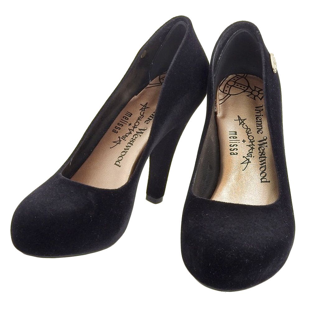 美品】VivienneWestwood メリッサコラボ オーブ パール24.5 美品】VivienneWestwood メリッサコラボ オーブ パール24.5
