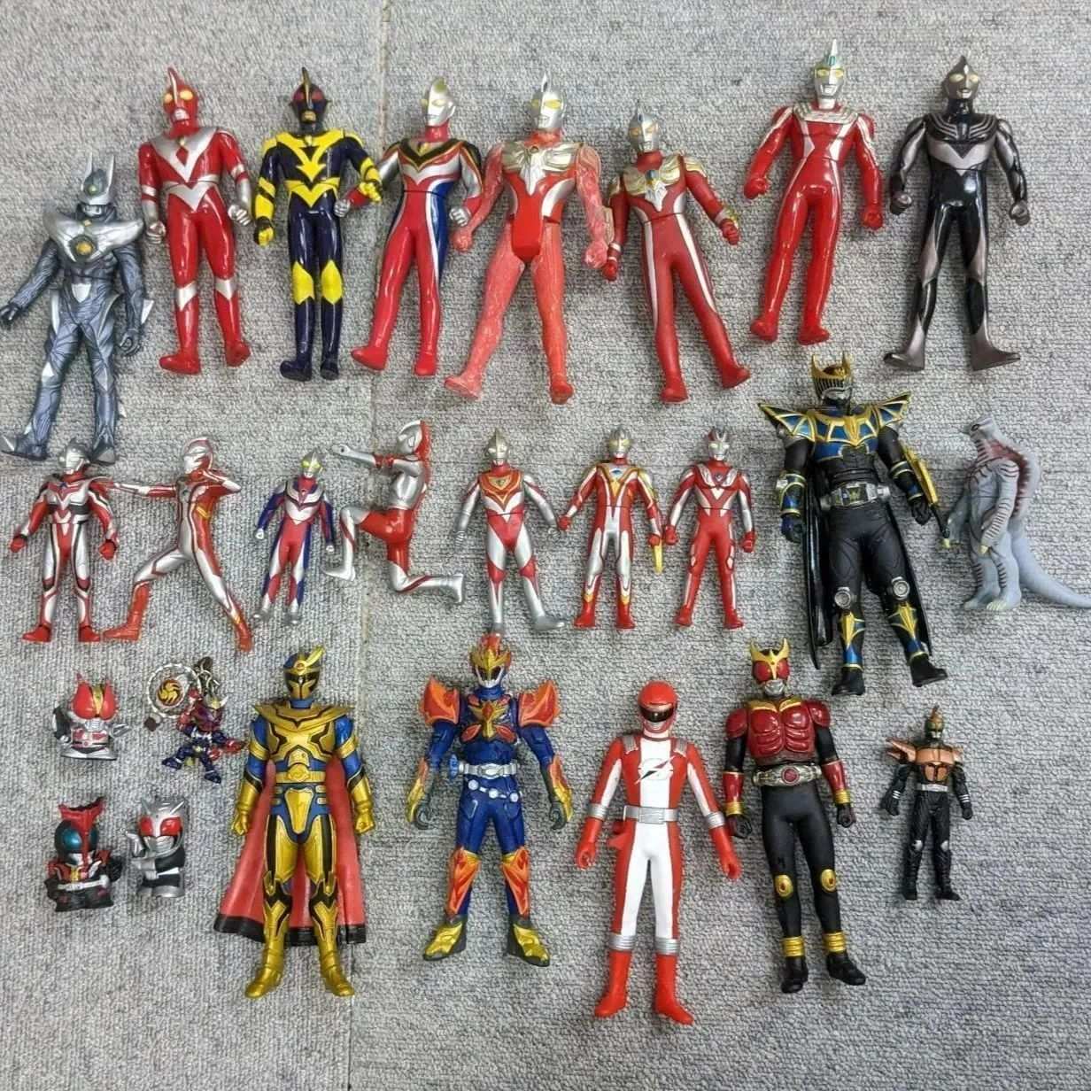 ウルトラマン 仮面ライダー ソフビ人形やフィギュアなど まとめ売り