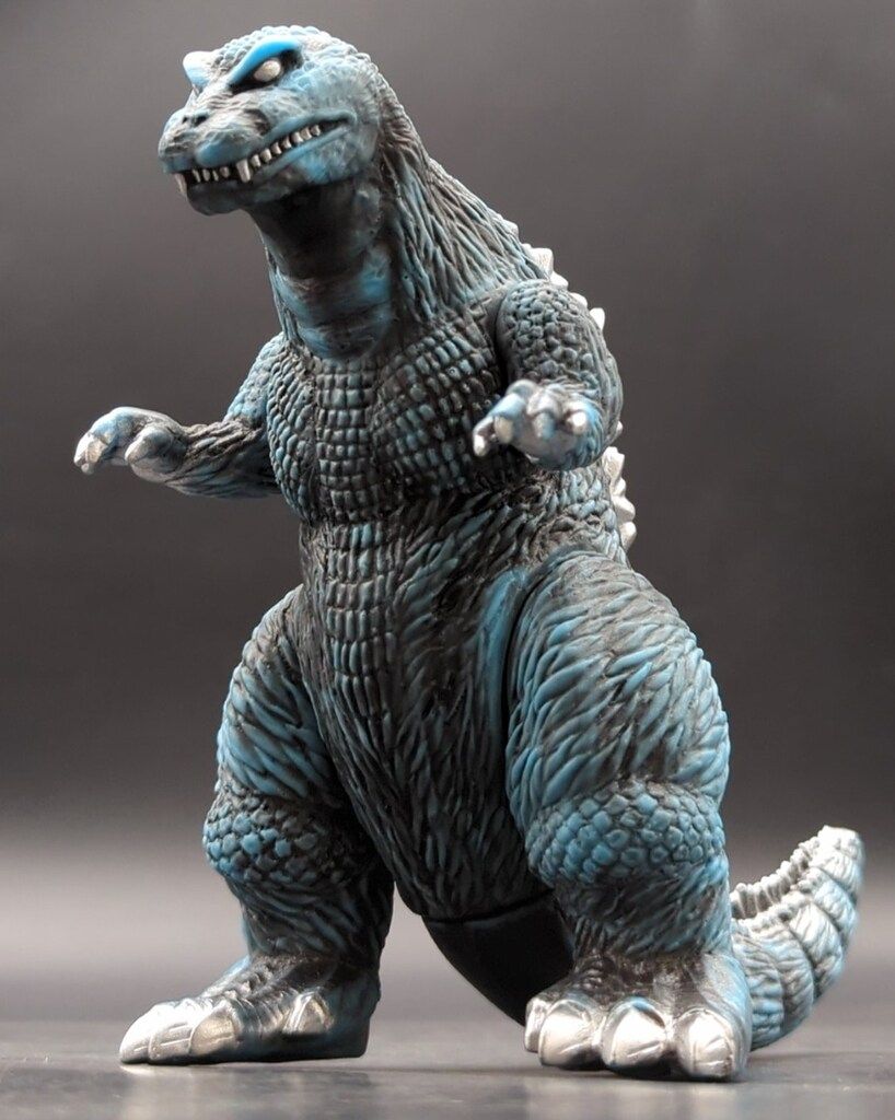 サンガッツ 東宝怪獣総進撃 GMKゴジラ WF2024冬 水色黒マーブル サンガッツ 東宝怪獣総進撃 GMKゴジラ WF2024冬 水色黒マーブル