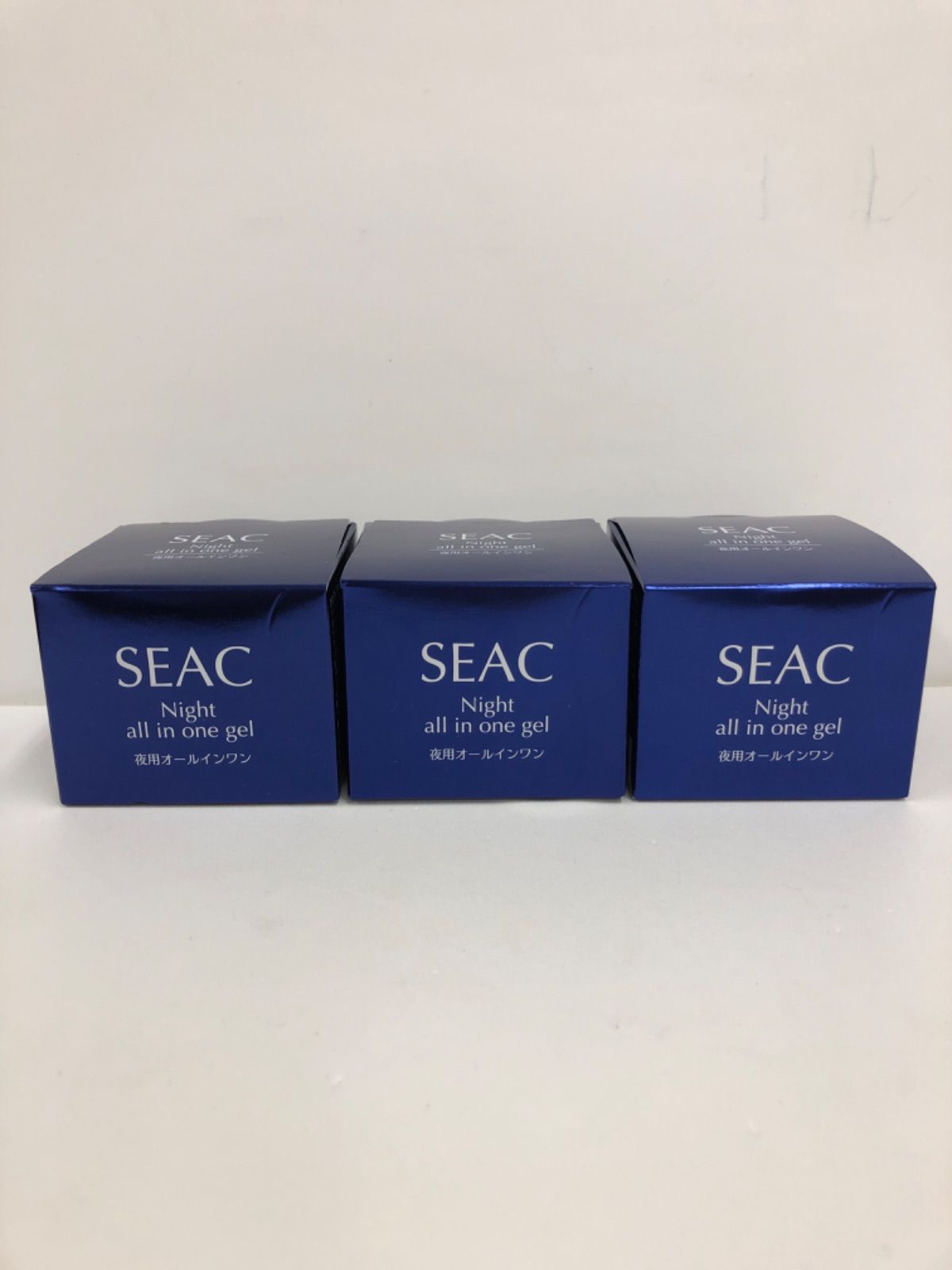 U112 SEAC シーク 夜用オールインワン(夜用保湿ゲルクリーム) 50g 3個セット
