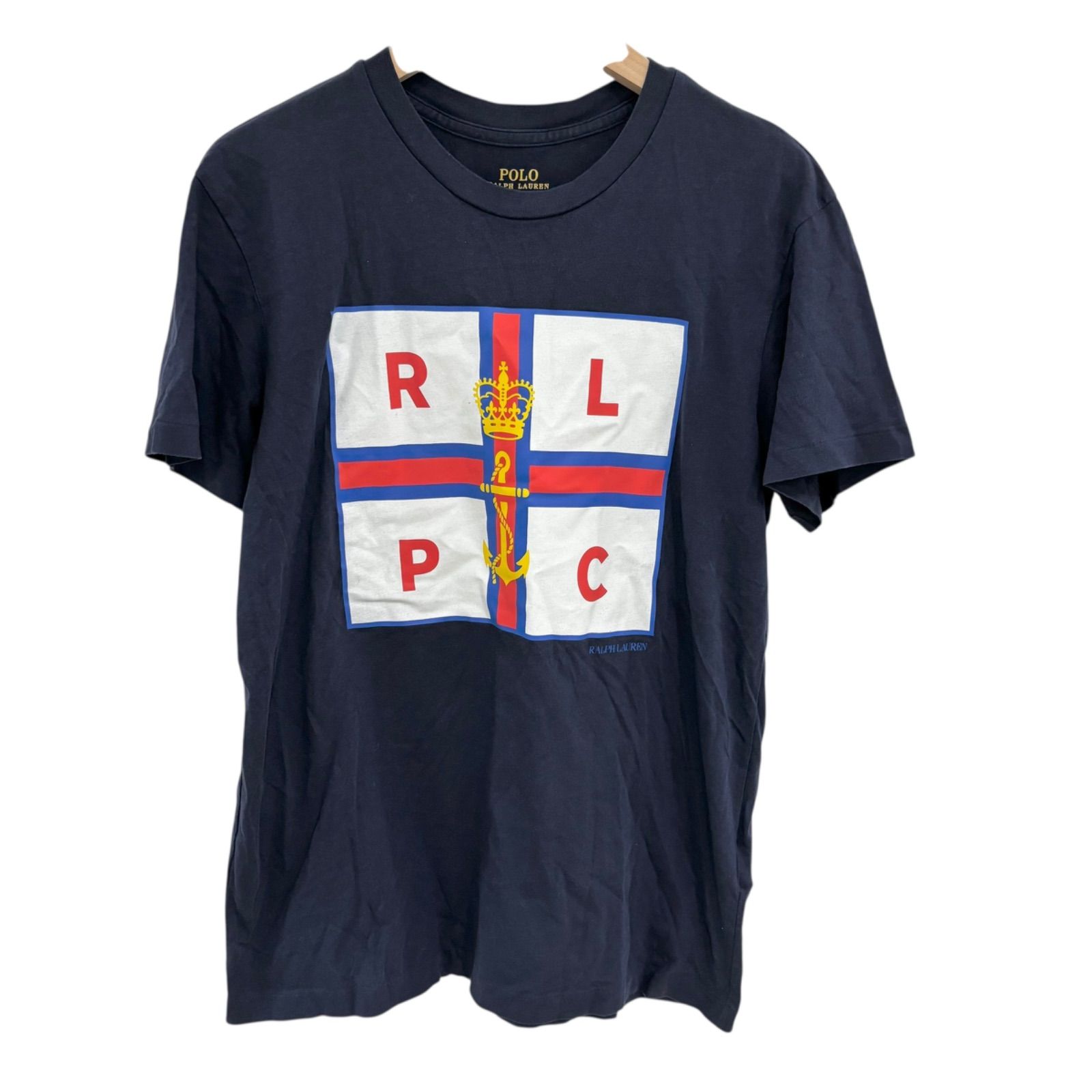 RE258 POLO Ralph Lauren ポロ ラルフローレン フラッグコットン半袖T 