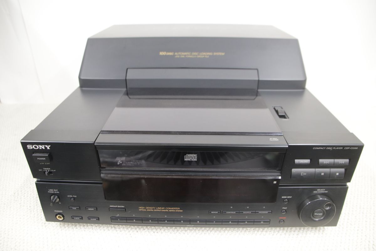 Sony ソニー CDP-CX100 Automatic Disk Loading Player 100ディスク オート |10000