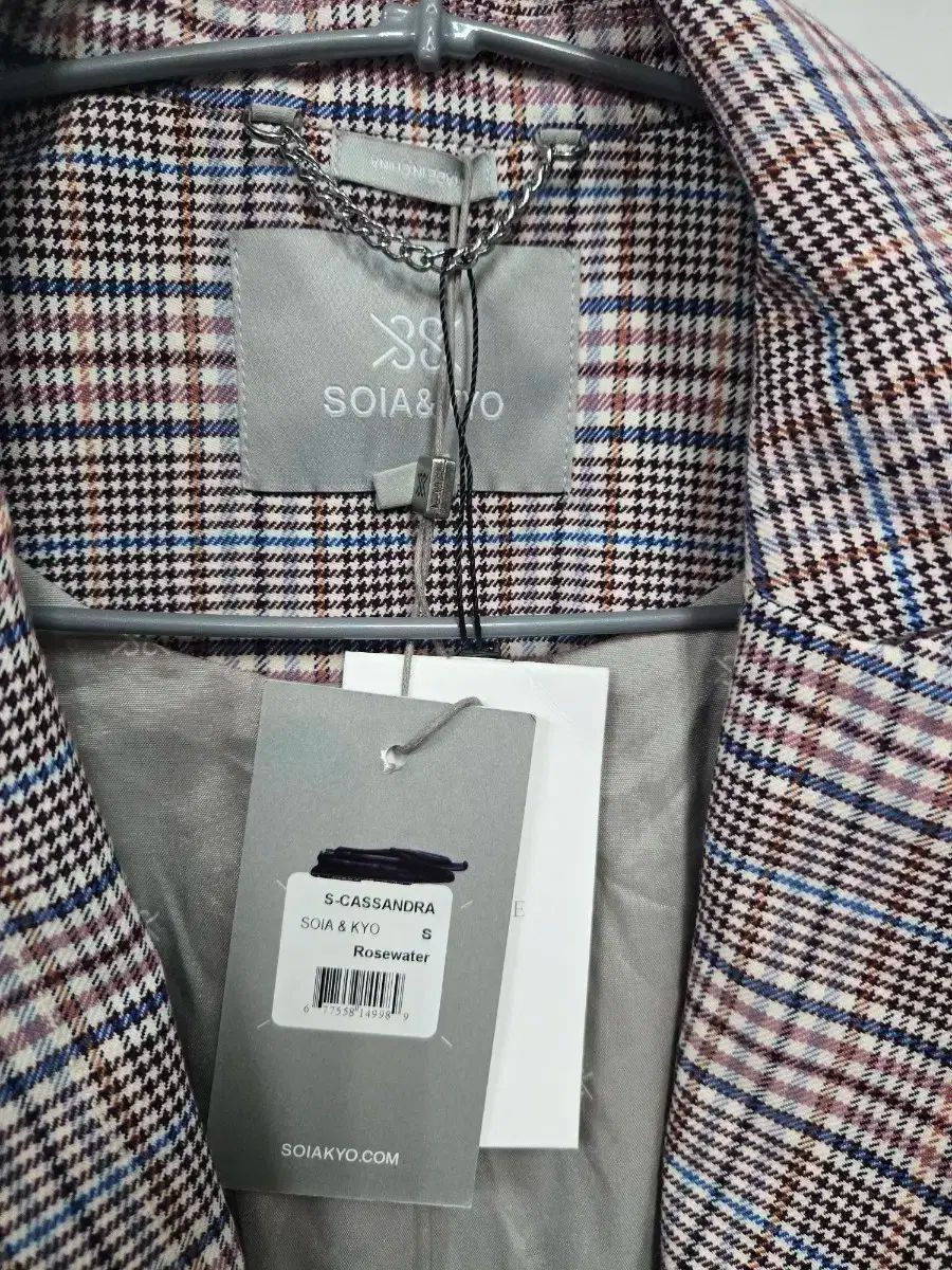 ソーアイエンコー ベーシック チェック パターン レディース ジャケット