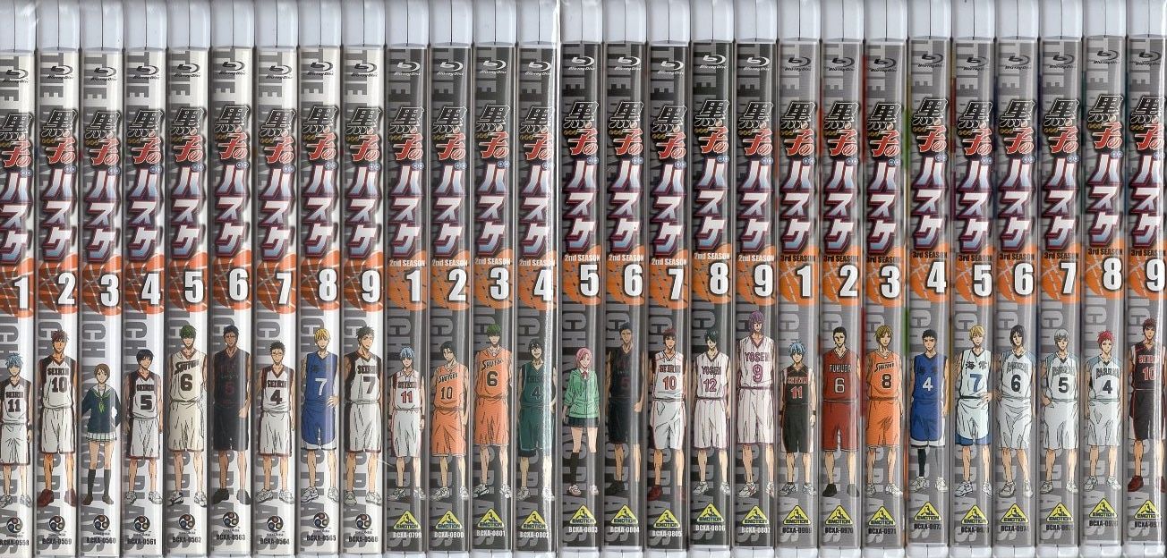 アニメBlu-ray 黒子のバスケ 1-3期 初回全27巻 セット 1期 アニメBlu-ray 黒子のバスケ 1-3期 初回全27巻 セット 1期