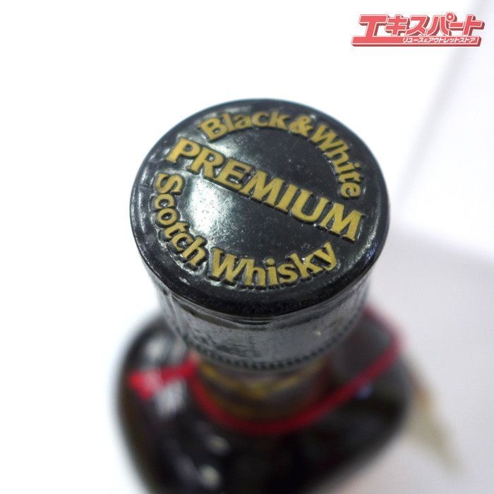 未開栓 BLACK&WHITE プレミアム 750ml 木箱付 - メルカリ