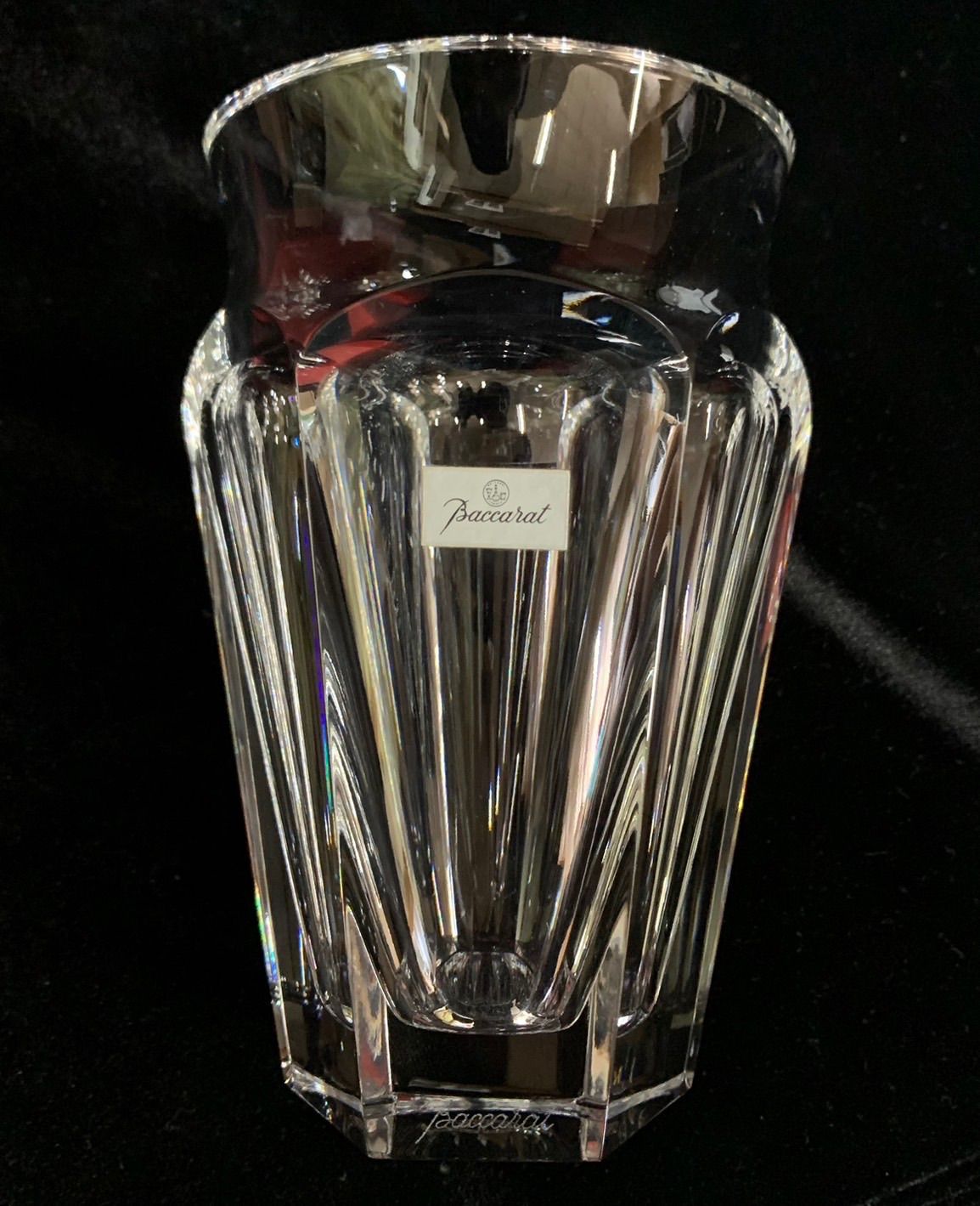 Baccarat バカラ ネリー 花瓶グラス フランス製 バカラ ネリー 花瓶 フラワーベース 栞 クリスタルガラス 箱入り