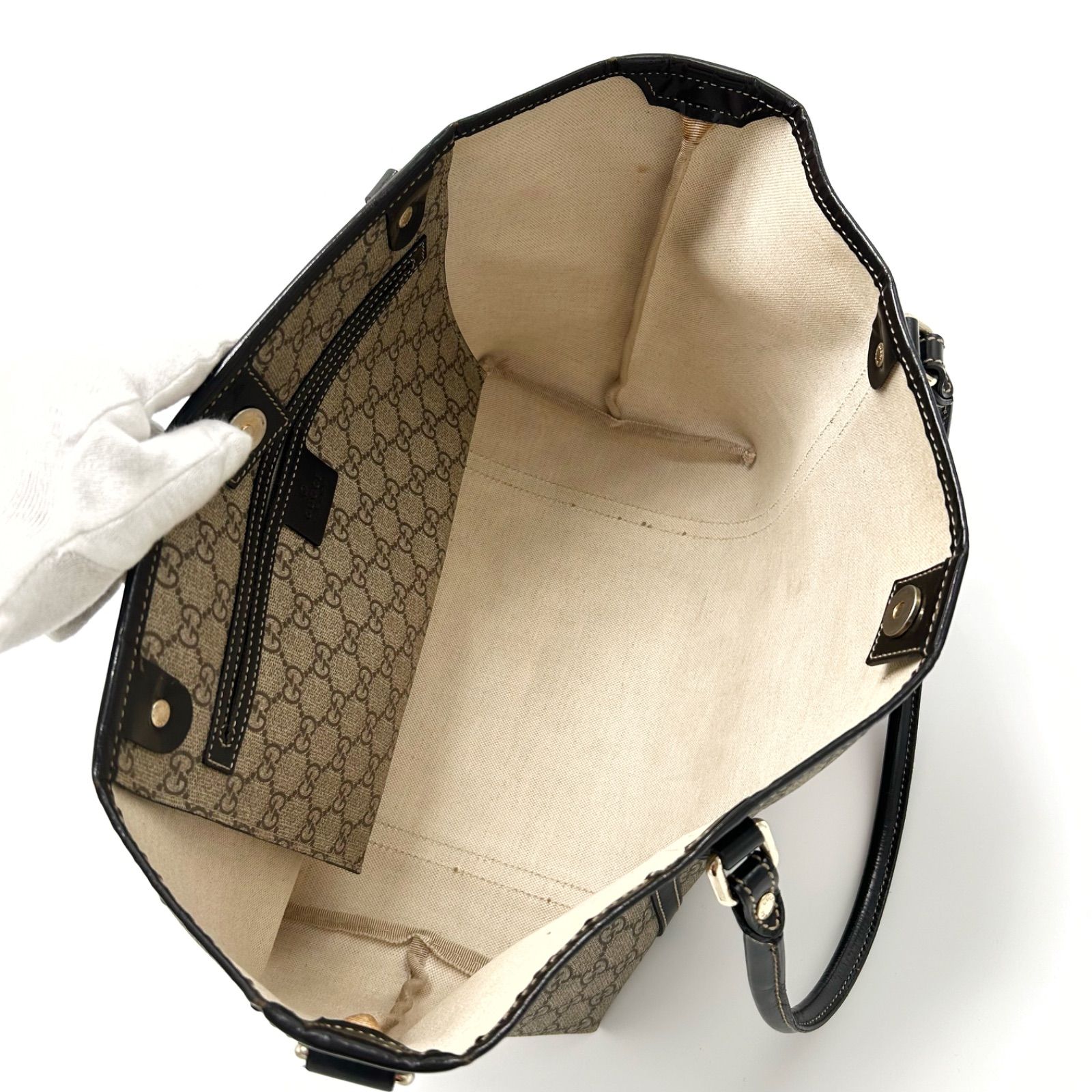 ◎極美品 GUCCI グッチ トートバッグ GGスプリーム バラタトゥー 