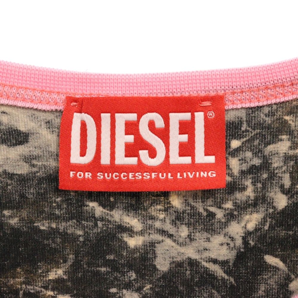 DIESEL (ディーゼル) 25SS T-UNCUTIES-SHORT-Q1 チビT プリント