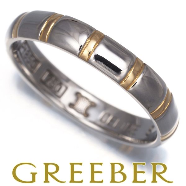 CELINE　セリーヌ　指輪　リング　Pt850/750　プラチナ　シルバー　箱 CELINE セリーヌ 指輪 リング Pt850/750 プラチナ シルバー 箱 - メルカリ