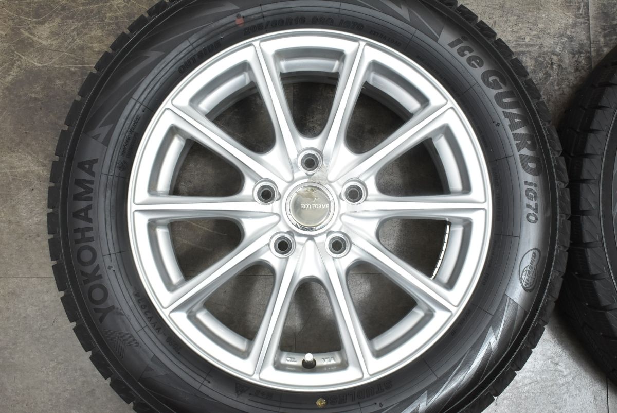 2021年製　ヨコハマ　エコス　ES31　205/60R16　国産　バリ溝　4本 2021年製 ヨコハマ エコス ES31 205/60R16 国産 バリ溝 4本