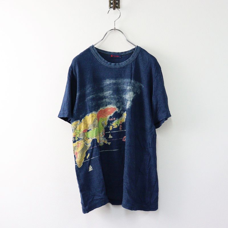 45rpm ショールカラー仕様 インディゴ染めデニムカバーオール/ジャケット サイズ4 メンズ ヘチマ襟 45R 45RPM インディゴ染め◇デニム カバーオール ジャケット 3