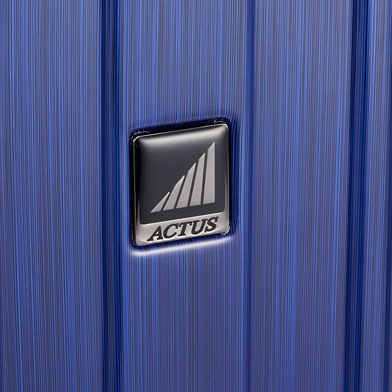 ACTUS] フロントオープン ジッパー 約36L 56 高品質 cm 74-30690 ブルー 1