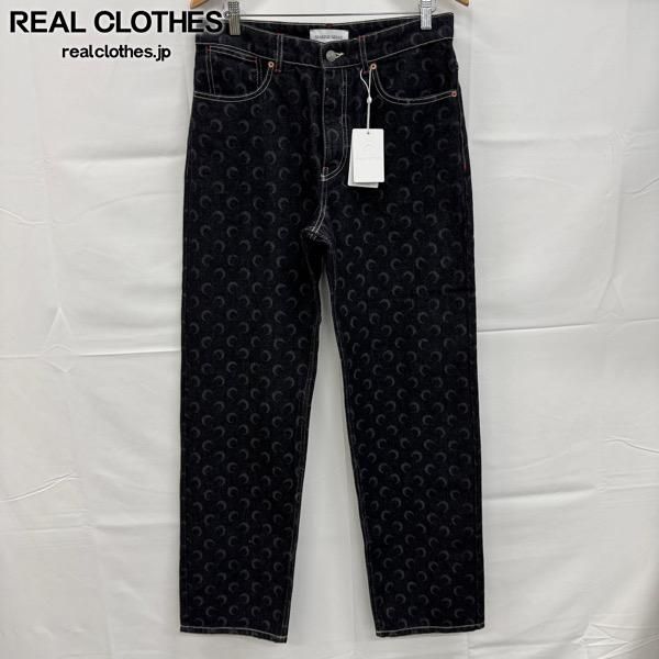 Marine serre/マリーンセル MOON LASER DENIM STRAIGHT JEANS/ムーン