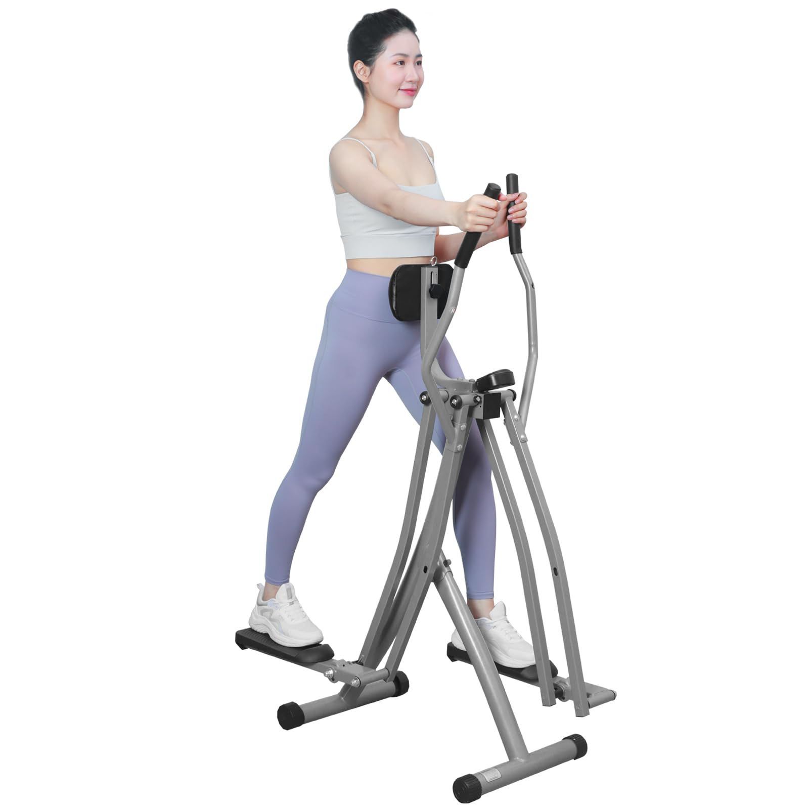 耐荷重100kg ブラック|グレー モニター付き クロストレーナー 室内フィットネス 省スペース エリプティカルマシン Fitness 有酸素運動 - Health SF-E902 サニーヘルス-フィットネス Sunny