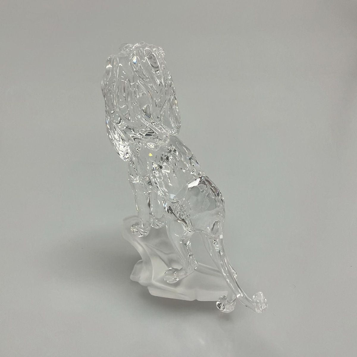 SWAROVSKI スワロフスキー 小物 - A7610NR000004 クリア×ブラウン 置物 ライオン