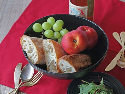 MIKASA ベジタブルボウル 25cm ブラック