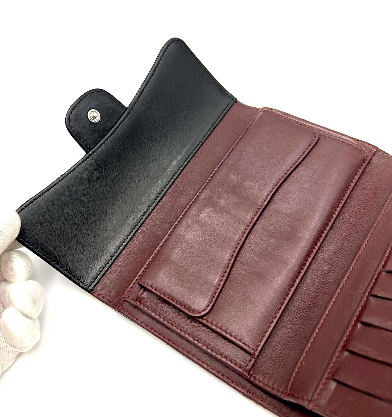 CHANEL シャネル 三つ折り財布 長財布 ココマーク キルティング 