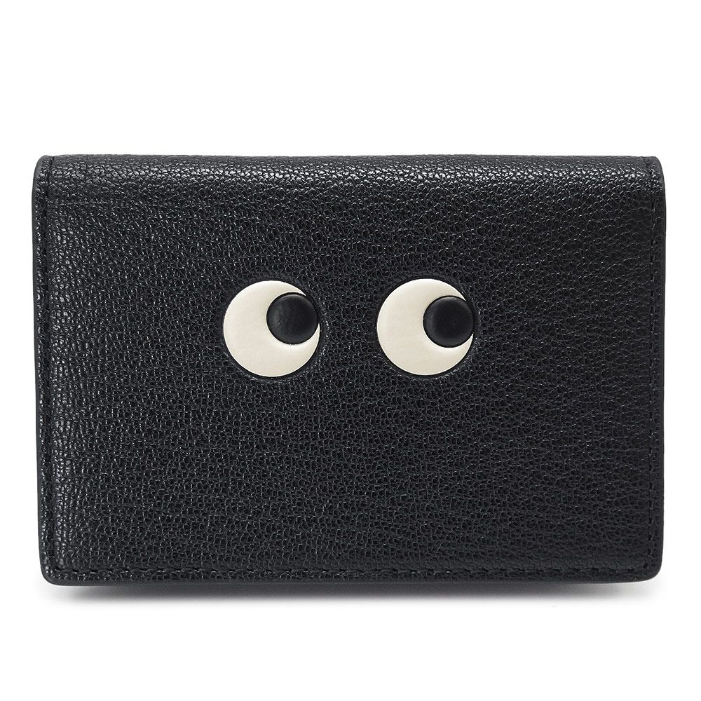 アニヤハインドマーチ カードケース レディース アイズ 名刺入れ レザー ブラック 黒 5050925195607 ANYA HINDMARCH ec