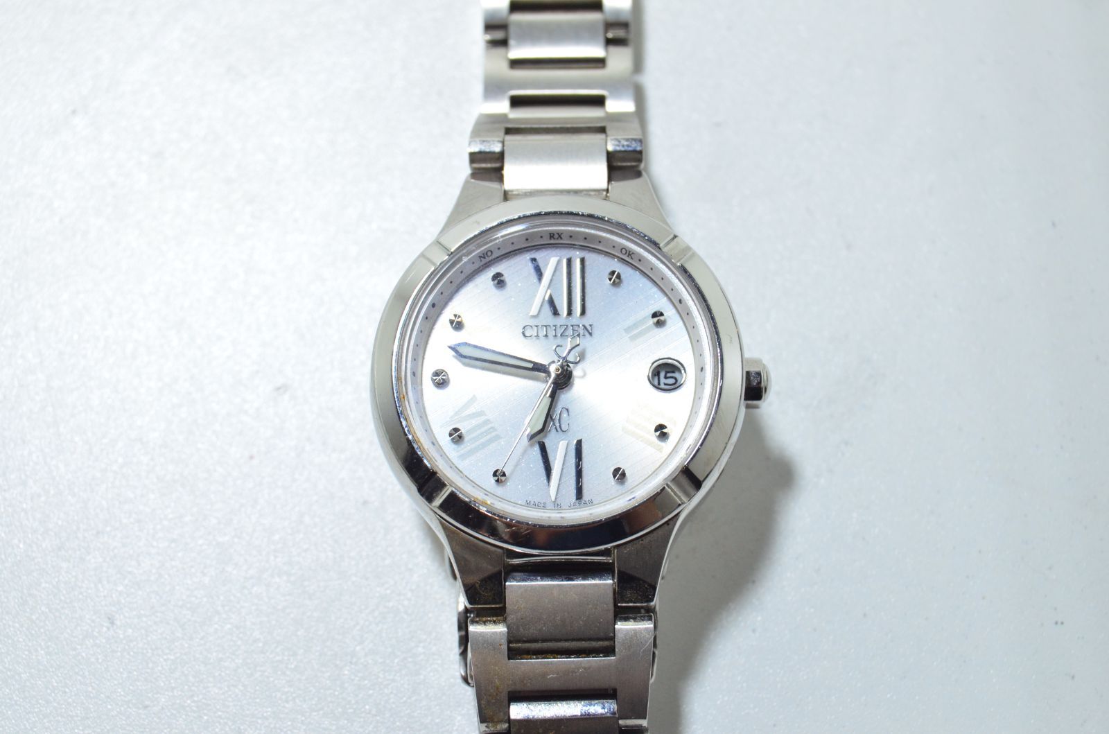 CITIZEN クロスシー xC チタン ソーラー電波 シルバー レディース