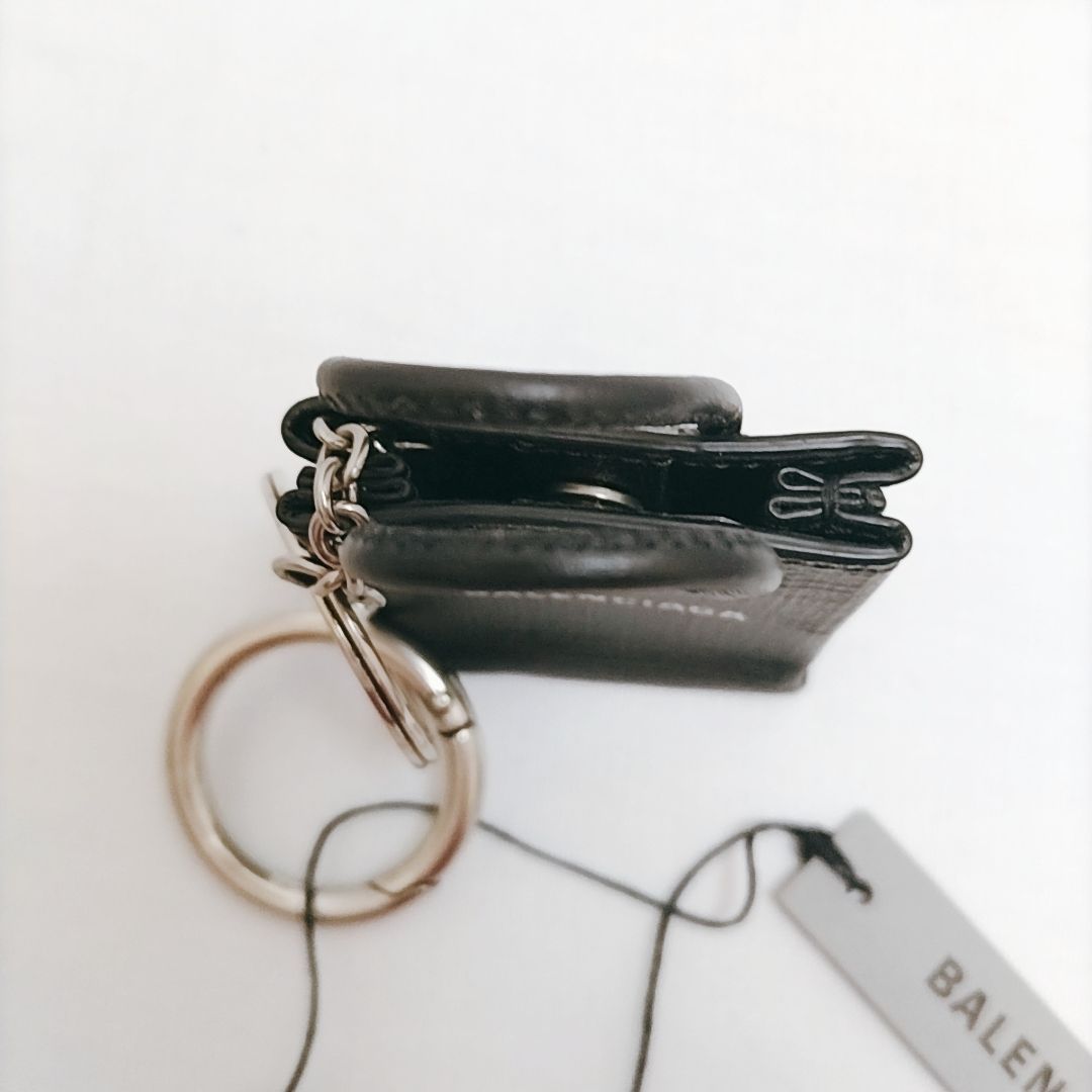 BALENCIAGA MINI SHOPPINGBAG キーリングバレンシアガ