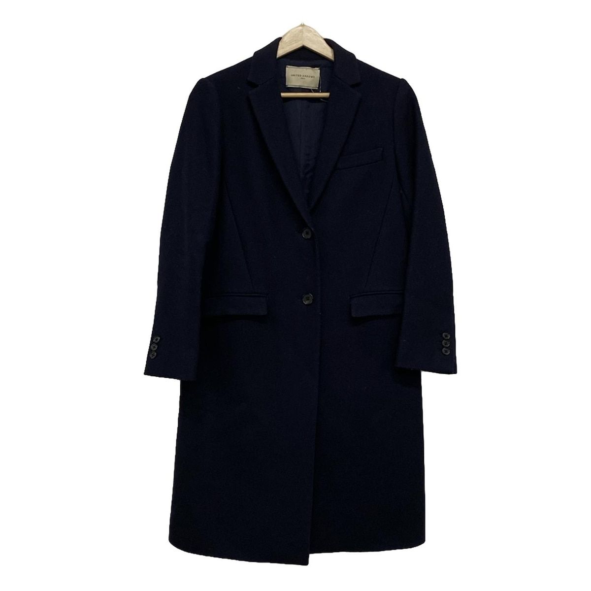 ユナイテッドアローズ ロングコート ネイビー UNITED ARROWS