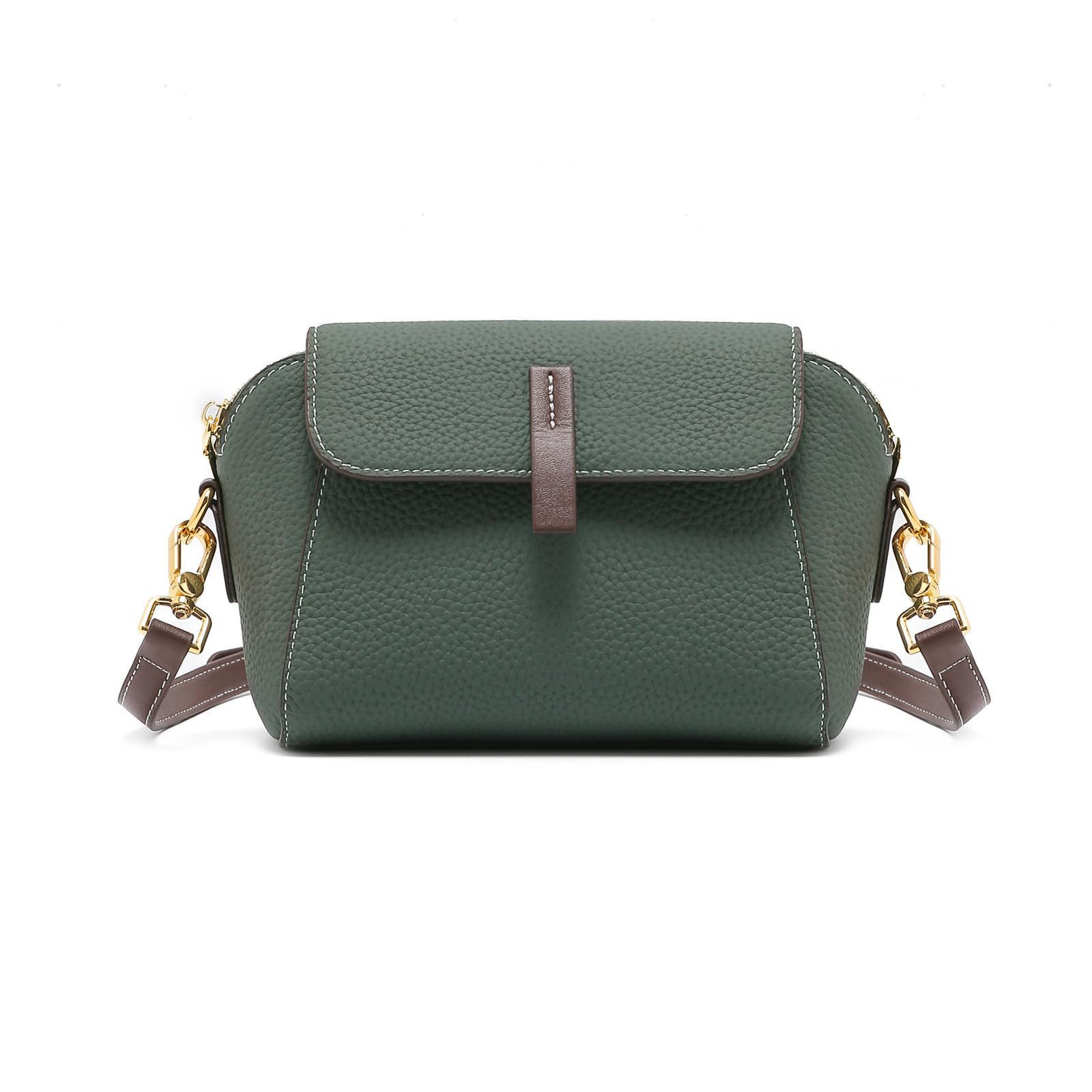 Color ウォーターグリーン imeetu ショルダーバッグ 本革 レディース 2way 小ぶり スマホショルダー 斜め掛けバッグ 軽量 自立 小さめ おしゃれ 大容量 シンプル カジュアル 人気 通勤 ウォーターグリーン