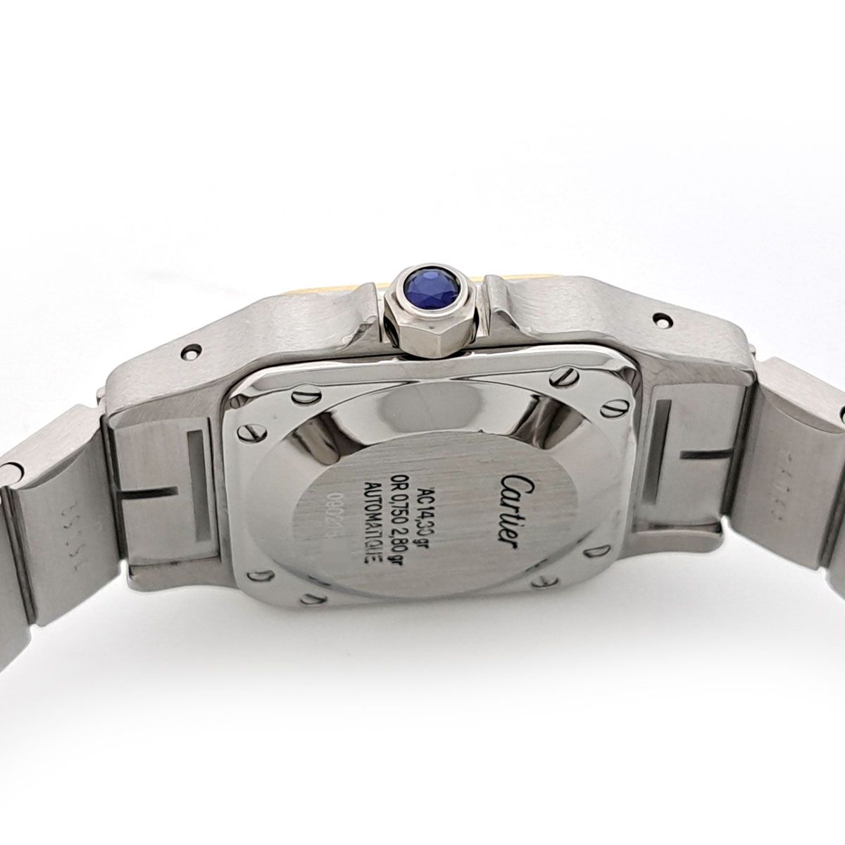 カルティエ サントスガルベ SM Overhauled Non-Polish AC14.30gr 自動  