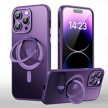 【在庫処分】【かつて無い利便性】JOOBOY スマホケース 対応 iPhone 14Pro Max ケース Magsafe対応 クリア リング付き 黄変防止 耐衝撃 ストラップホール付き ワイヤレス充電 いphone14promax ケース ア