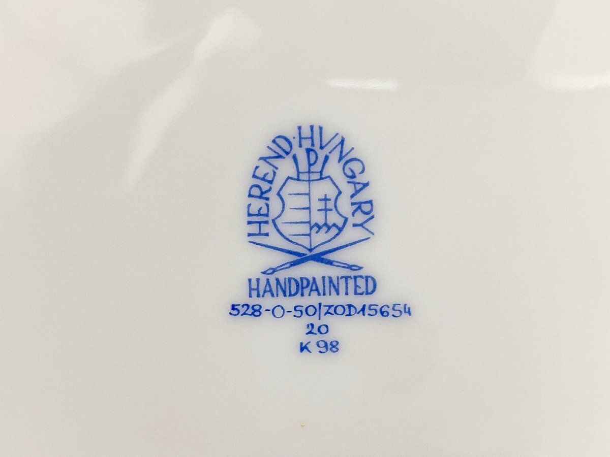 HEREND　ヘレンド　イヤープレート　1999年　うさぎ　飾り皿 ◇ヘレンド HEREND イヤープレート お皿 兎 干支 1999年 うさぎ