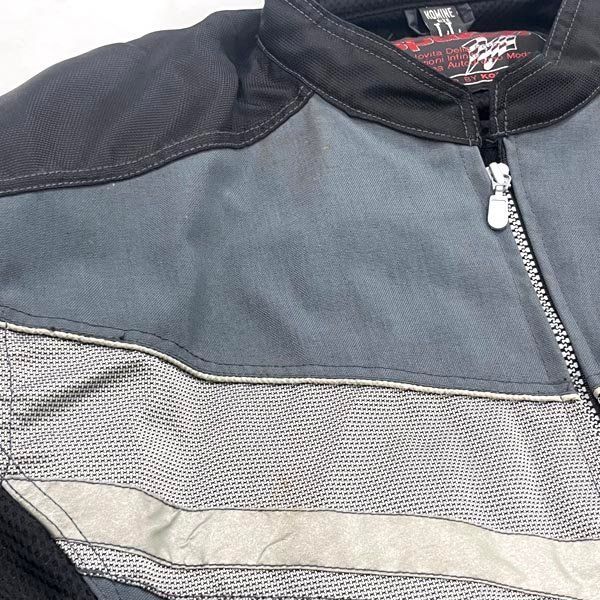 KOMINE プロテクター付きライディングジャケット コミネ KOMINE バイク用 春夏 牛革 パンチング CEプロテクター 2