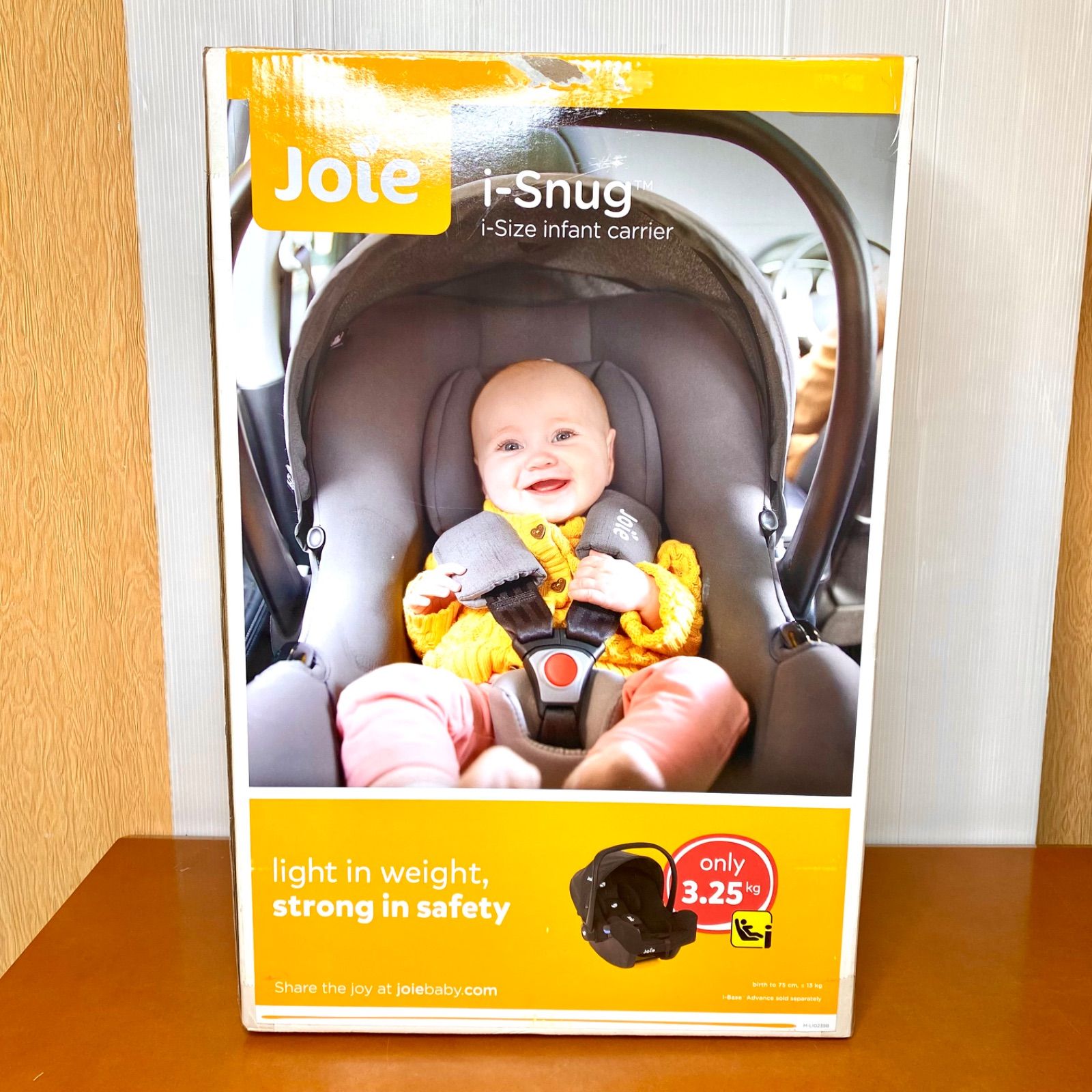 新品未使用 JOIE ベビーシート i-Snug ブラック 黒 チャイルドシート 