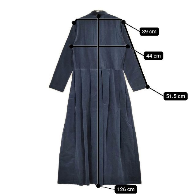 HOUSE OF LOTUS コーデュロイ フレアシャツワンピ 比翼ボタン