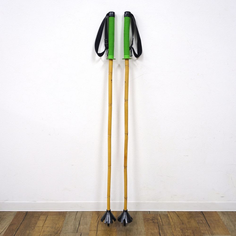パンダポール PANDA POLES バンブー スキーストック 115cm 竹製