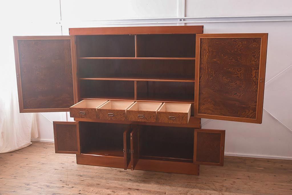 IDC 大塚家具 松創 匠 道具タンス 総欅 漆塗り R-041890