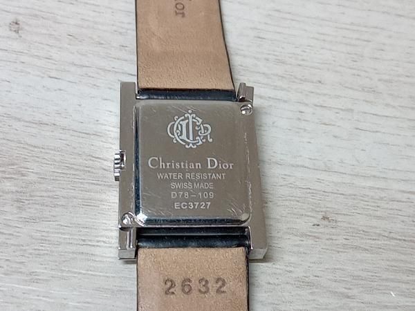 Dior/ディオール マリス D78-109 腕時計 ステンレススチール/レザー クオーツ シェル文字盤 レディース Christian Dior クリスチャン・ディオール D78-109 クォーツ 電池式