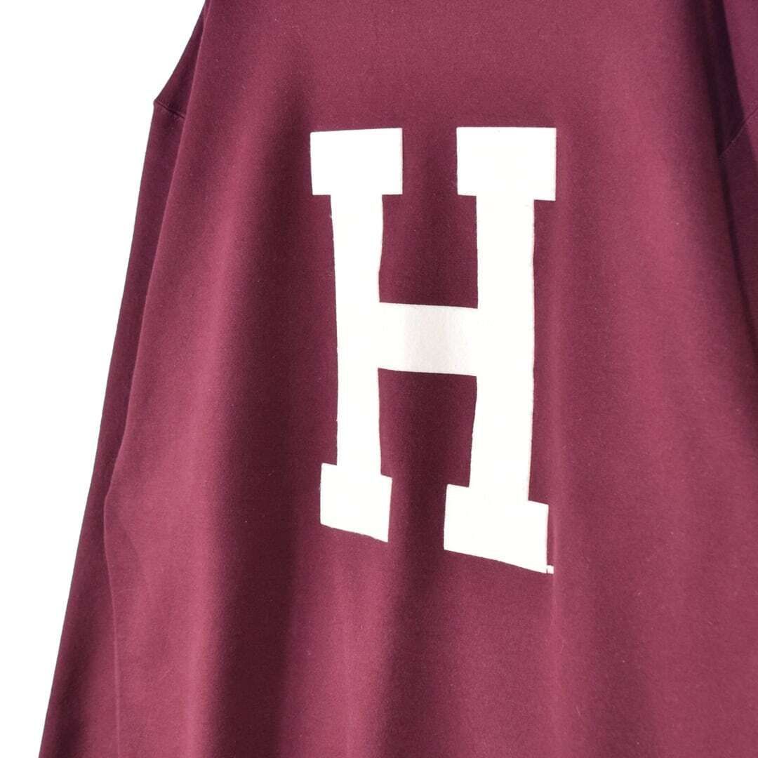 チャンピオン ハーバード大学 スウェット ビッグプリント フロッキー