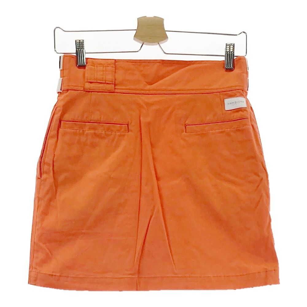 最大90％オフ／FINALセール！ サイズ L MARK-LONA マークアンドロナ ストレッチスカート オレンジ系 240101530814 ゴルフウェア レディース ストスト ボトムス
