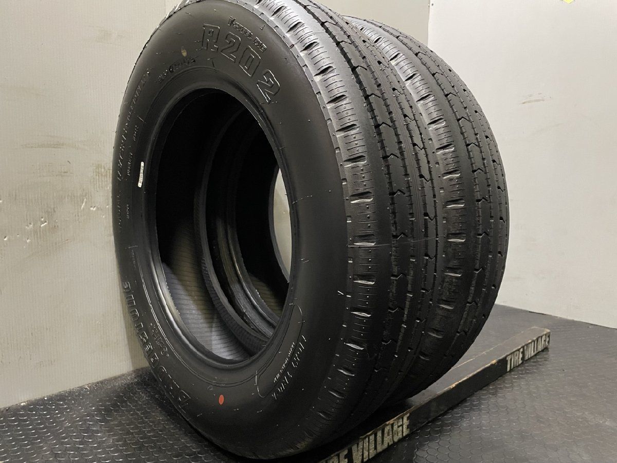 新車外し 2024年製 BS BRIDGESTONE R202 175/75R15 103/101N LT 15インチ ライトトラック用 夏タイヤ 2本 ダイナ トヨエース等　(KB243)