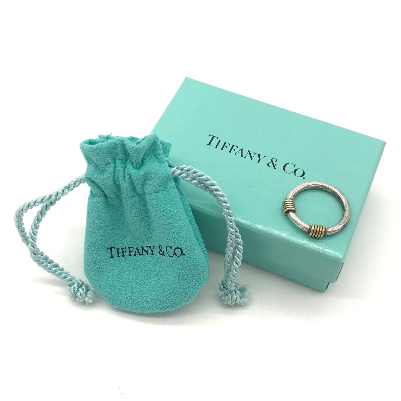 ▽TIFFANY&Co./ティファニー バンドウィズ 2ワイヤーリング 指輪 10号