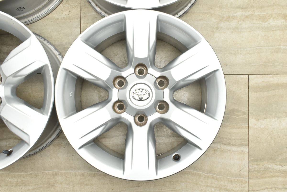 程度良好品】トヨタ 150 ランドクルーザープラド 中期 純正 17in