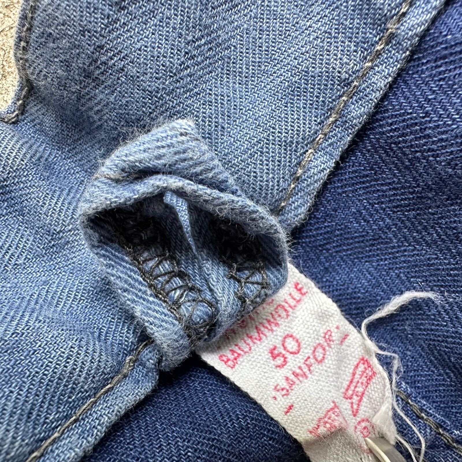 ヘリンボーン 70s サンフォード BAUMWOLLE SANFOR フレンチ ユーロ