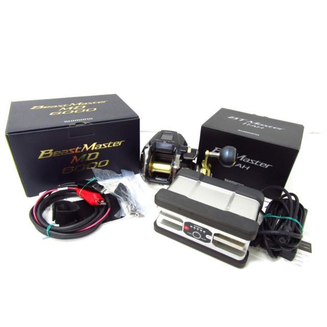 SHIMANO シマノ 22.ビーストマスター MD 6000 電動リール バッテリー BT Master 11AH セット SP11349